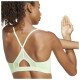 Adidas Γυναικείο μπουστάκι Aeroreact Training Light-Support 3-Stripes Bra
